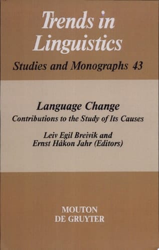 Language Change Contributions to the Study of Its Causes