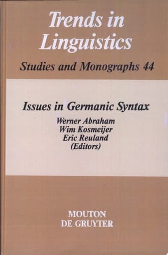 Issues in Germanic Syntax