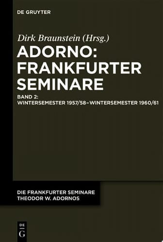 Wintersemester 1957/58 – Wintersemester 1960/61