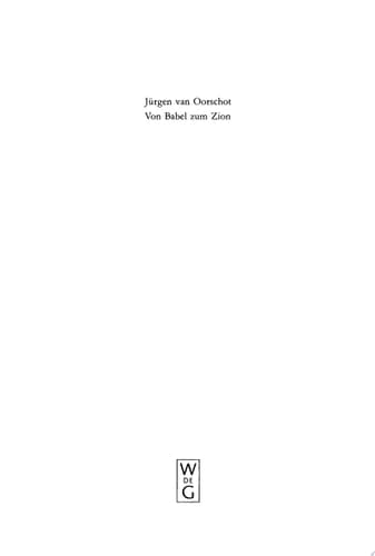 Von Babel zum Zion