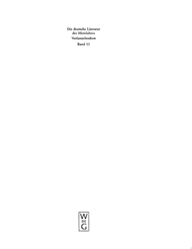 Register der Drucke, Sonstigen Textzeugen, Initien