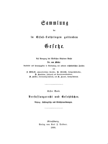 Verfassungsrecht und Gesetzbücher