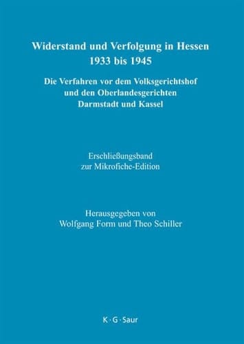 Erschlie Ungsband Zur Mikrofiche-Edition (German Edition)