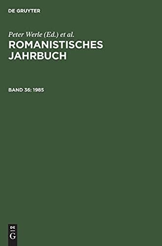 Romanistisches Jahrbuch/1985