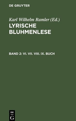 VI. VII. VIII. IX. Buch