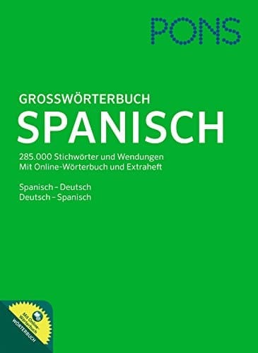 Pons Grosswörterbuch Spanisch-Deutsch, Deutsch-Spanisch
