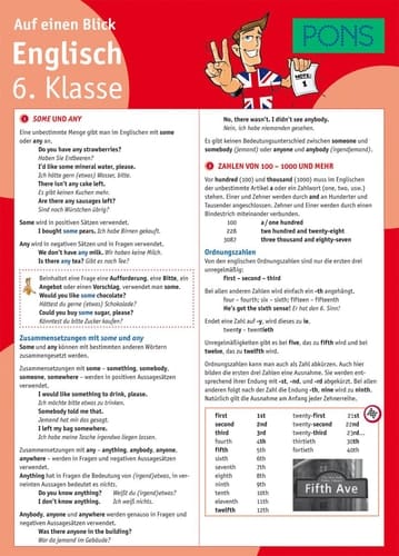 PONS Englisch auf einen Blick Kl. 6. / [Von Katja Hald]