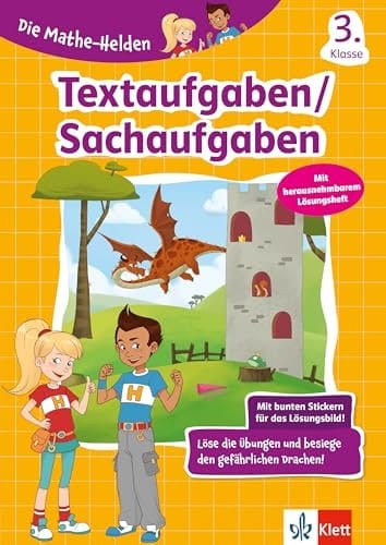 Klett Textaufgaben/Sachaufgaben 3. Klasse Mathematik in der Grundschule