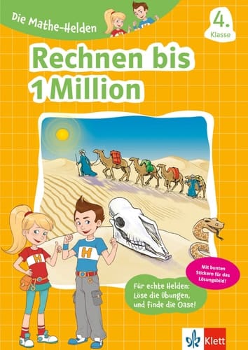 Klett Die Mathe-Helden Rechnen bis 1 Million, 4. Klasse