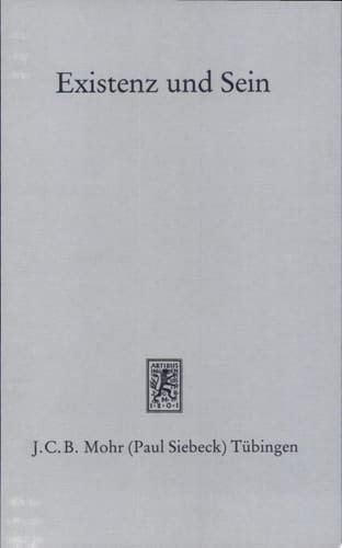 Existenz und Sein Karl Barth und die Marburger Theologie
