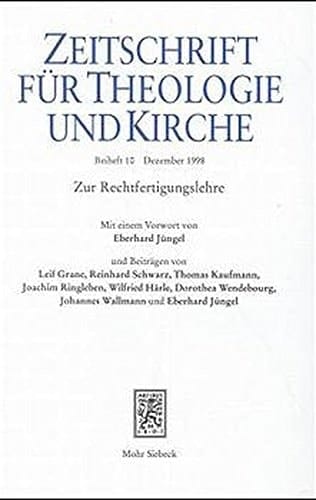 Zur Rechtfertigungslehre