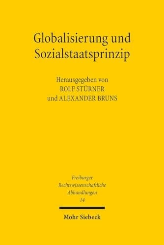 Globalisierung und Sozialstaatsprinzip ein japanisch-deutsches Symposium