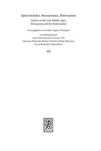Freiheit, Ordnung und Gemeinwohl Reformatorische Einflüsse im Meisterlied von Hans Sachs