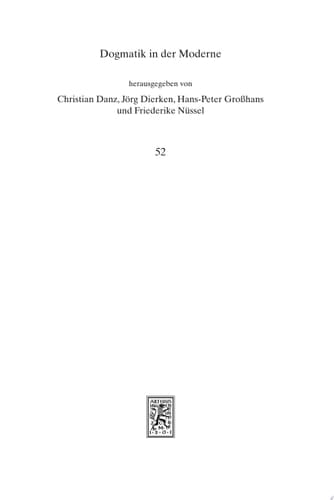 Pneumatologie als Sozialethik Falk Wagners Theologie im Zeichen der Tauschlogik