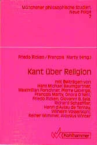 Kant über Religion (Münchener philosophische Studien) (German Edition)