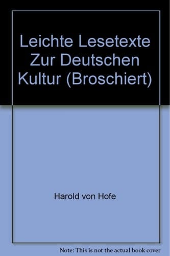 Leichte Lesetexte zur deutschen Kultur