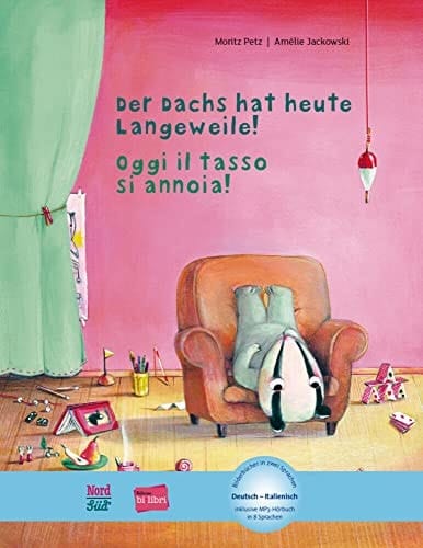 Der Dachs hat heute Langeweile! Oggi il tasso si annoia!