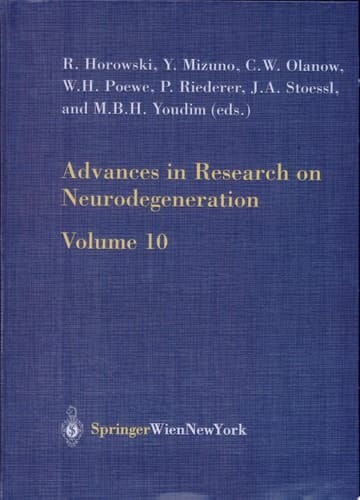 Advances in Research on Neurodegeneration Vol. 10
