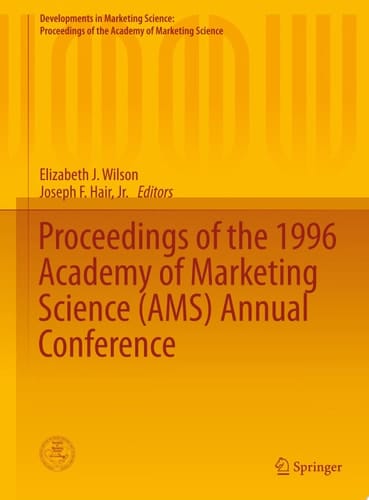 Proceedings of the 1996 Academy of Marketing Science (AMS) Annual Conference