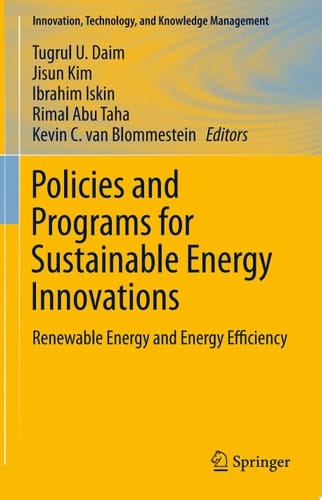 Policies and Programs for Sustainable Energy Innovations