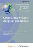 Open Source Systems: Adoption and Impact 11th IFIP WG 2.13 International Conference, OSS 2015, Florence, Italy, May 16-17, 2015, Proceedings