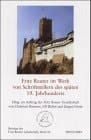 Fritz Reuter im Werk von Schriftstellern des späten 19. Jahrhunderts.