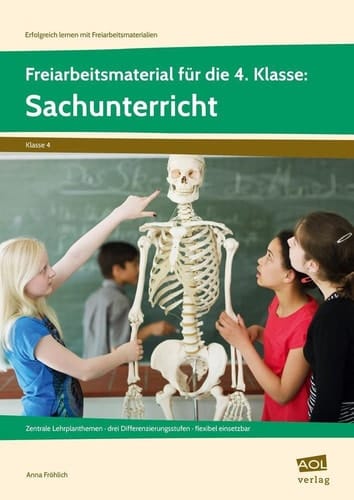 Freiarbeitsmaterial f. d. 4. Kl.: Sachunterricht Zentrale Lehrplanthemen - drei Differenzierungsstufen - flexibel einsetzbar (4. Klasse)
