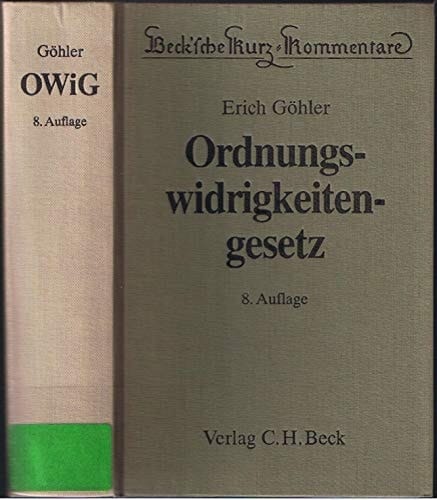Gesetz über Ordnungswidrigkeiten