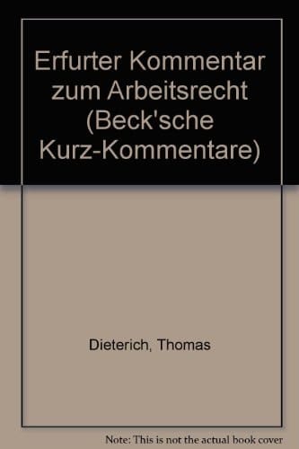 Erfurter Kommentar zum Arbeitsrecht