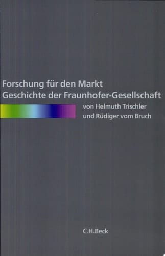 Forschung für den Markt Geschichte der Fraunhofer-Gesellschaft