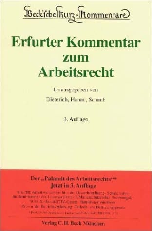 Erfurter Kommentar zum Arbeitsrecht