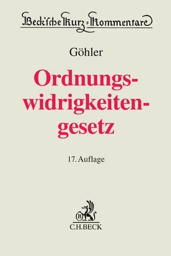 Gesetz über Ordnungswidrigkeiten