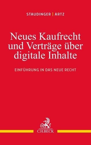 Neues Kaufrecht und Verträge über digitale Produkte Einführung in das neue Recht
