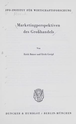 Marketingperspektiven des Grosshandels