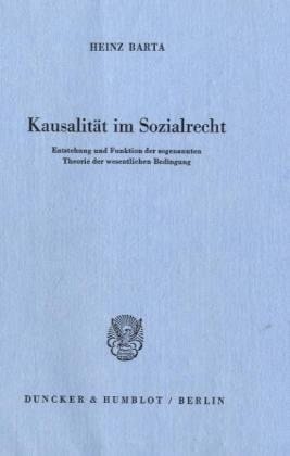 Kausalität im Sozialrecht