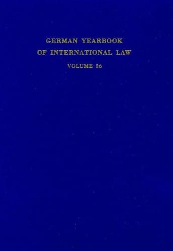 German Yearbook of International Law / Jahrbuch für Internationales Recht