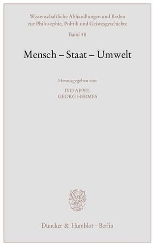 Mensch - Staat - Umwelt