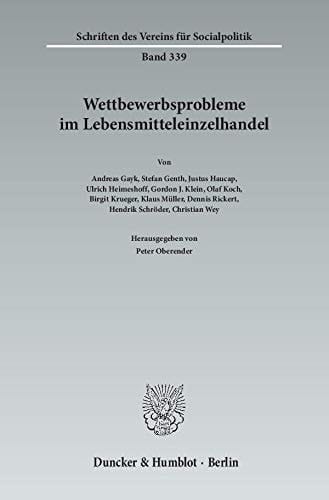 Wettbewerbsprobleme im Lebensmitteleinzelhandel