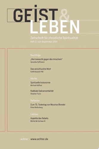 Geist & Leben 3/2024 Zeitschrift für christliche Spiritualität