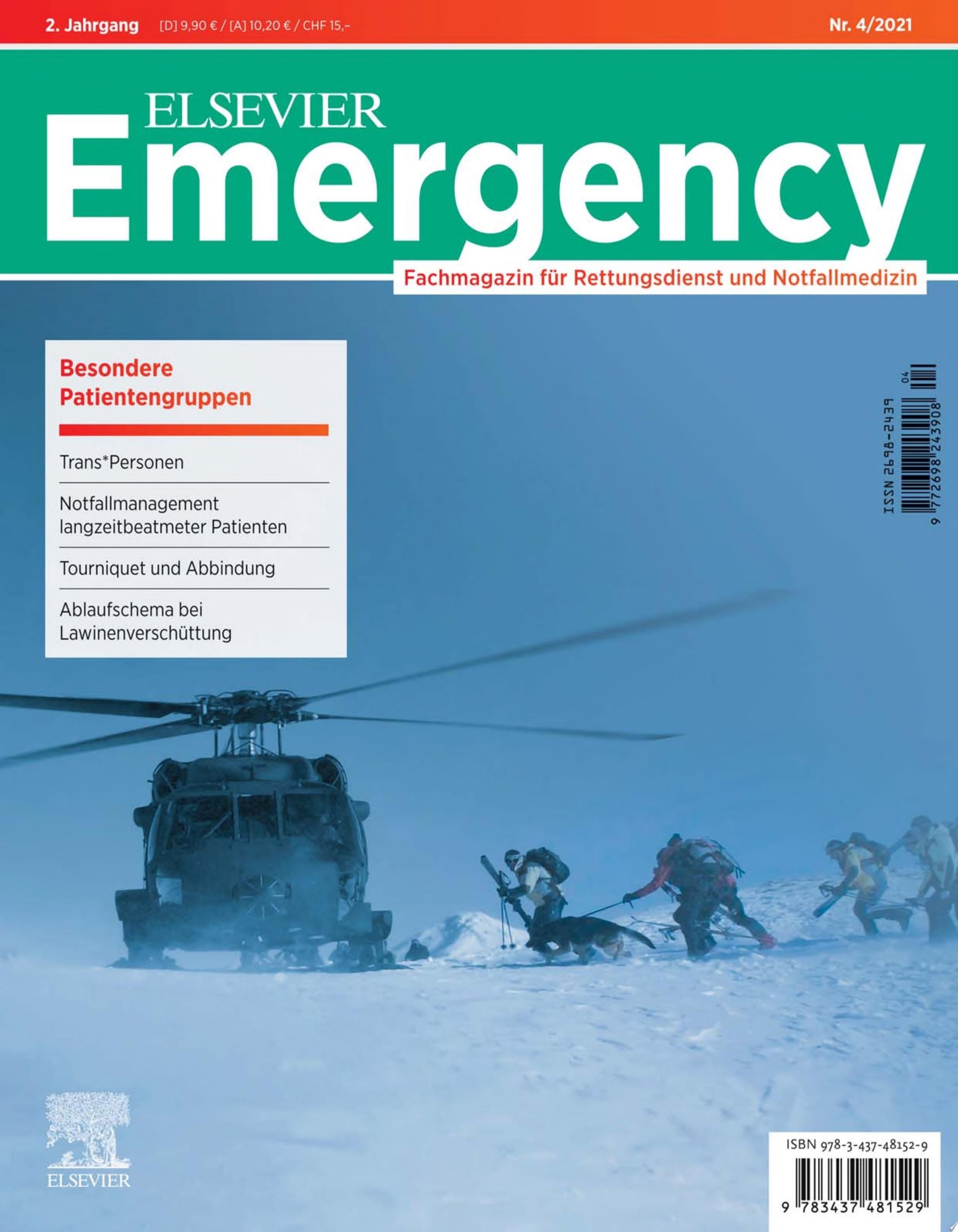 Elsevier Emergency. Besondere Patientengruppen. 04/2021