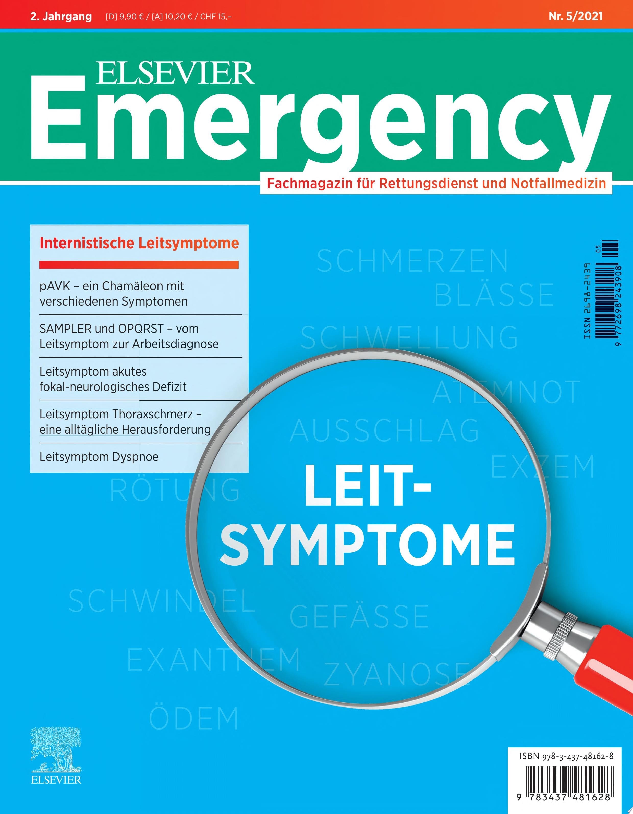 Elsevier Emergency. Internistische Leitsymptome. 5/2021