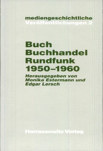Buch, Buchhandel und Rundfunk 1950-1960