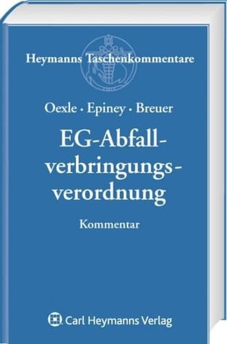 EG-Abfallverbringungsverordnung Kommentar