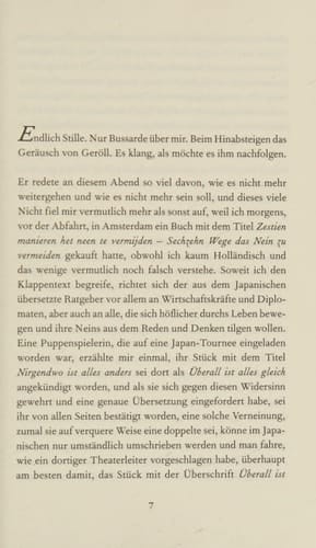 Endlich Stille