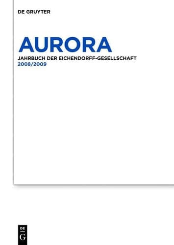 Aurora Jahrbuch Der Eichendorff-gesellschaft