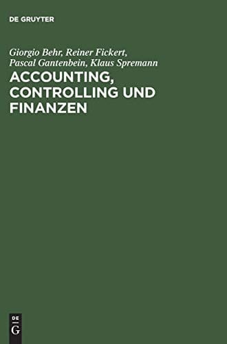 Accounting, Controlling und Finanzen Einführung