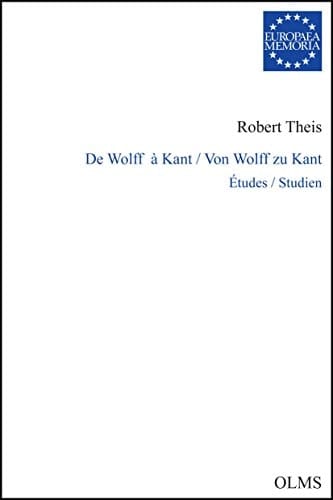 De Wolff à Kant études