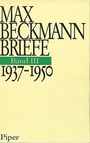 Briefe. 1937 - 1950: 1937-1950
