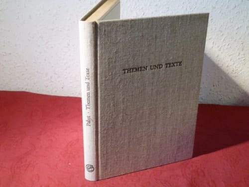 Themen und Texte: Ges. Studien zur romanist. u. zur vergl. Literaturwiss (German Edition)