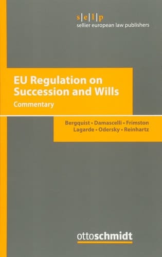 EU Regulation on Succession and Wills Commentary